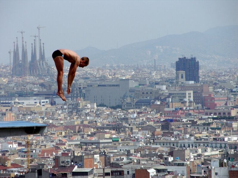 La piscine de Montjuïc